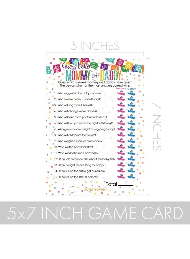 Taco Bout a Baby Shower Games + Mommy or Daddy Match and All Things Fiesta English