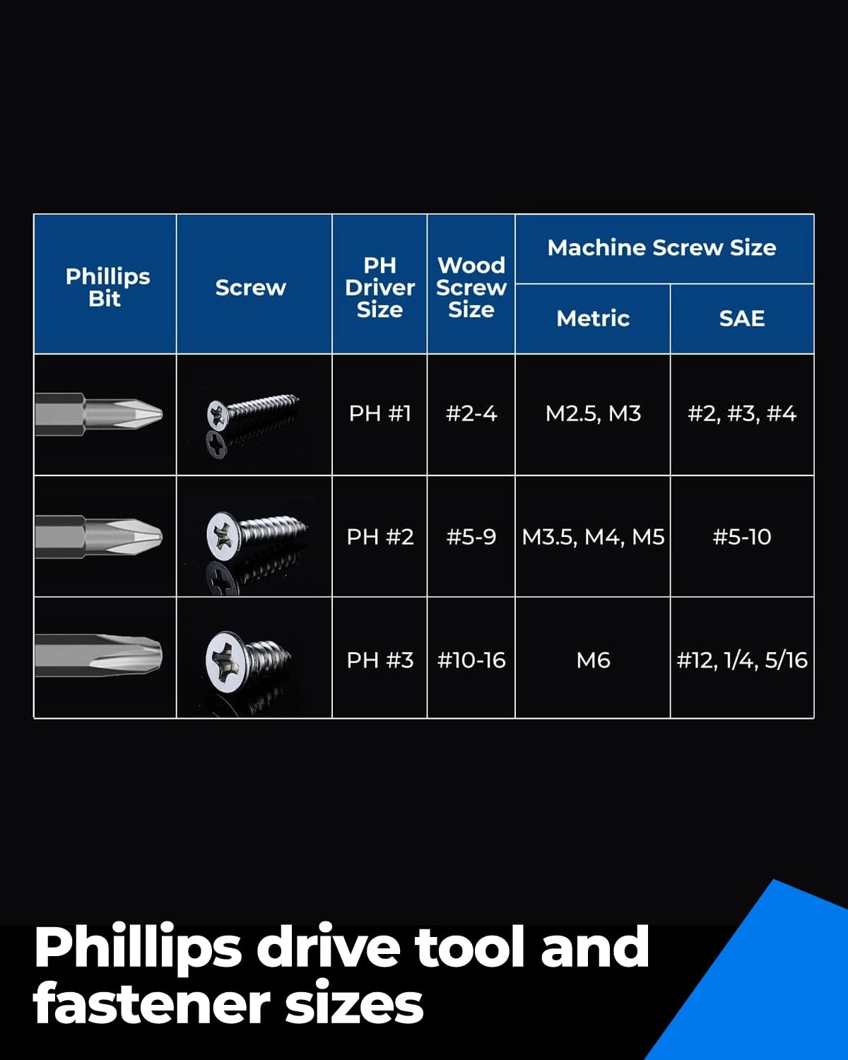 Phillips Bit - 50Pack 2 Inch