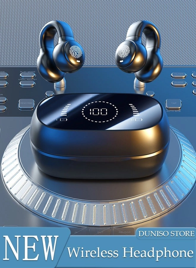 Clip On Bluetooth Earphones Wireless Earbud