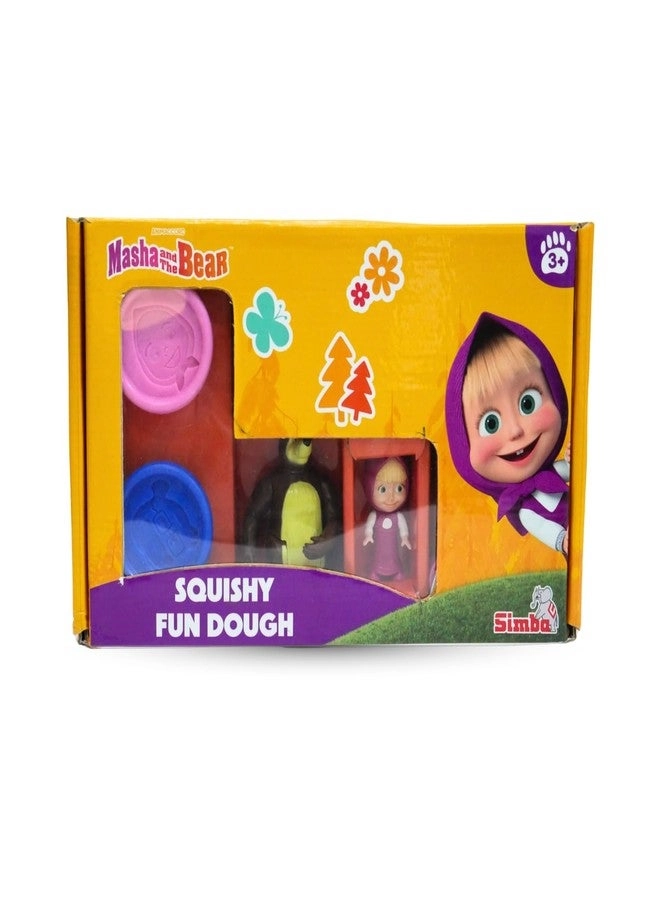 Simba Masha and The Bear Squishy Fun Dough Play Set - Moulds and Figure
