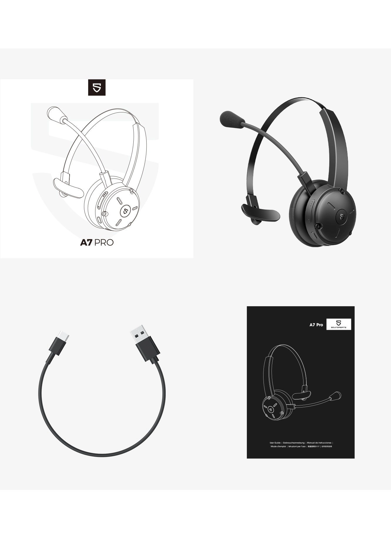 A7 Pro Wireless Headset