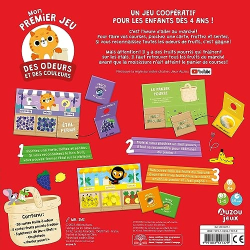 MON PREMIER JEU DES ODEURS ET DES COULEURS - 36 months - 5 years 1 pieces