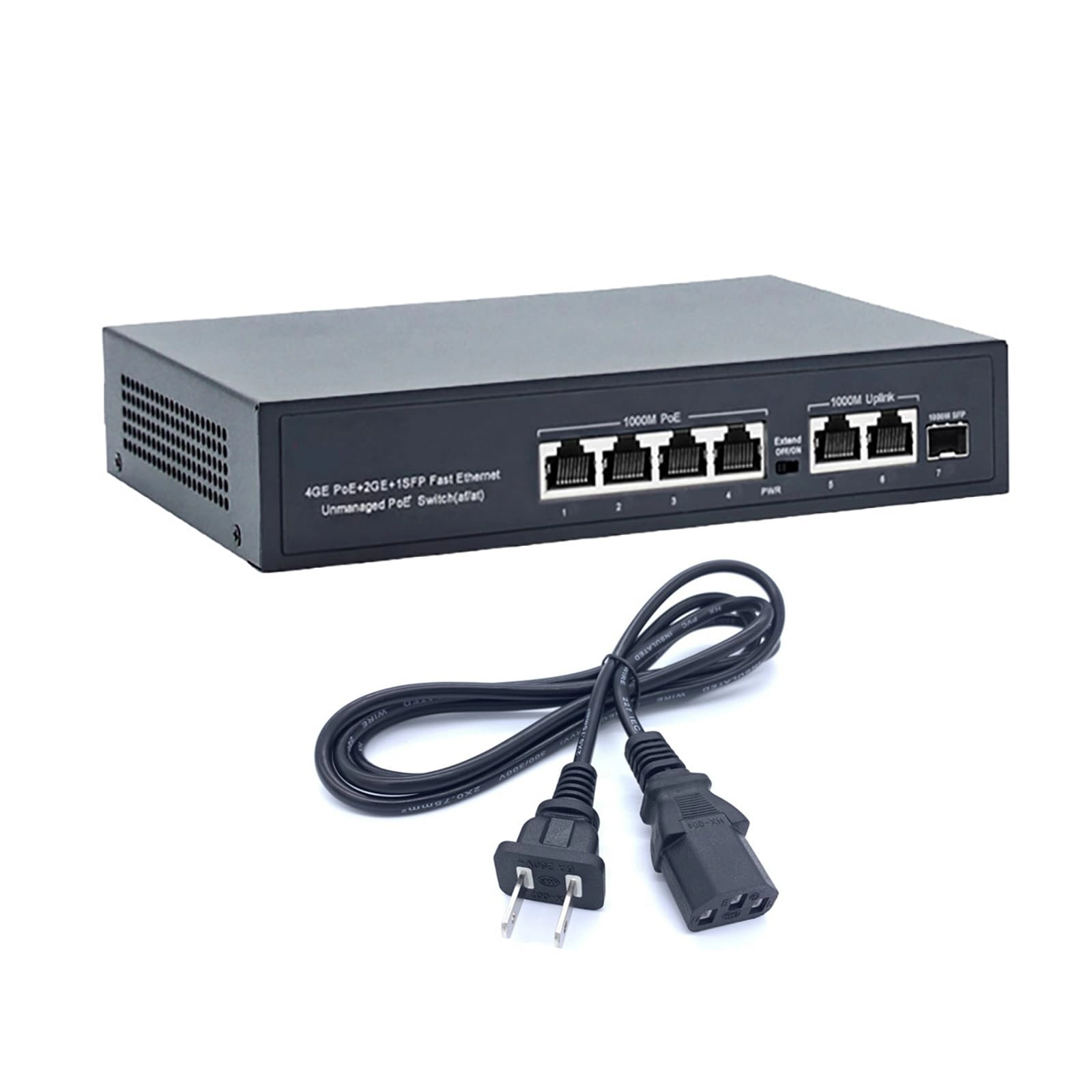 ZEZEFUFU 6 Port POE Switch