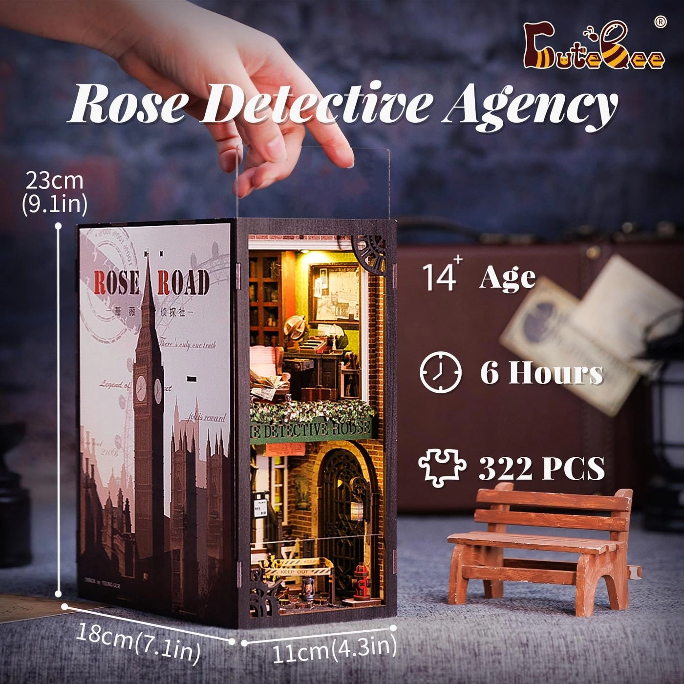 Book Nook Kit - Corner Coffee Shop