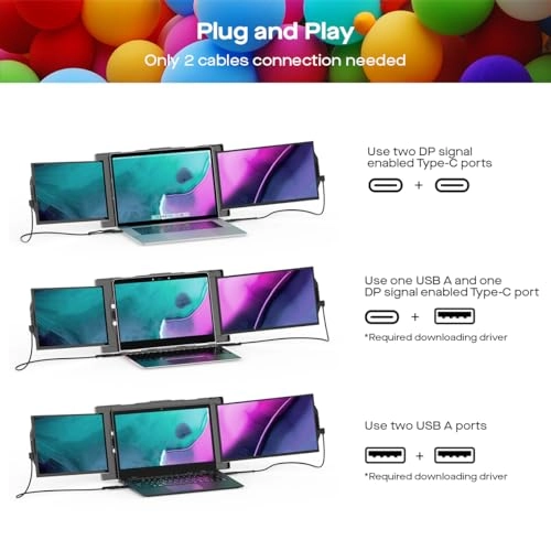 Trio (Tri-screen) 2.0 - 1920 x 1080 12.5 Inches