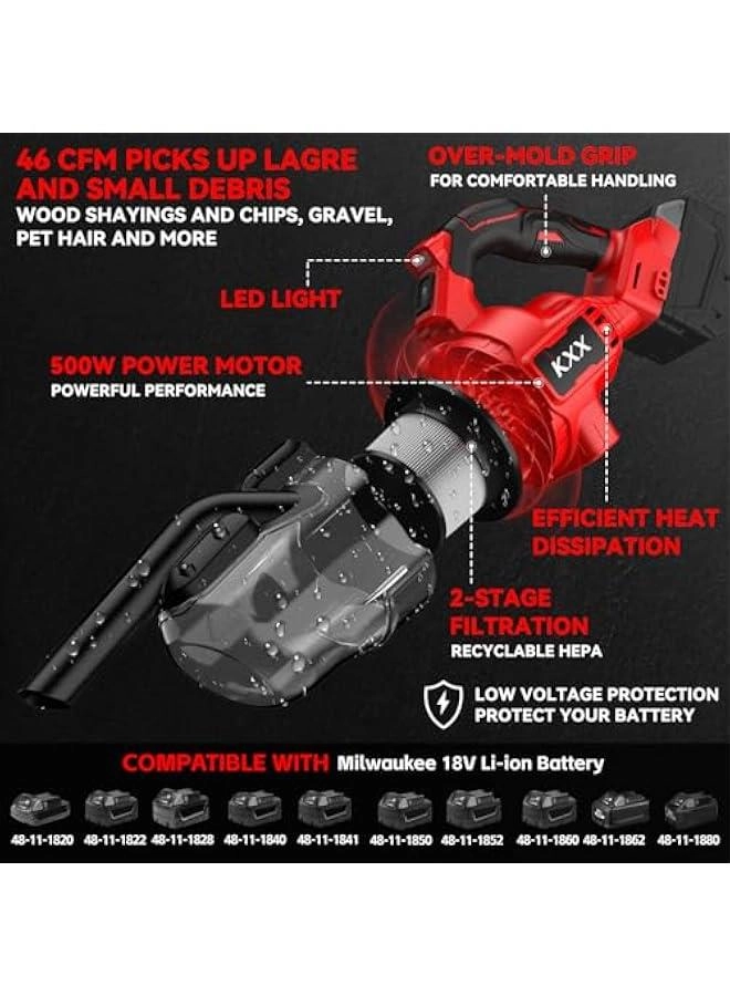 Cordless Vacuum - 5 in 1 500W 46 CFM