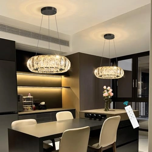 LED Ring Chandelier - min 3.9" to max 78"