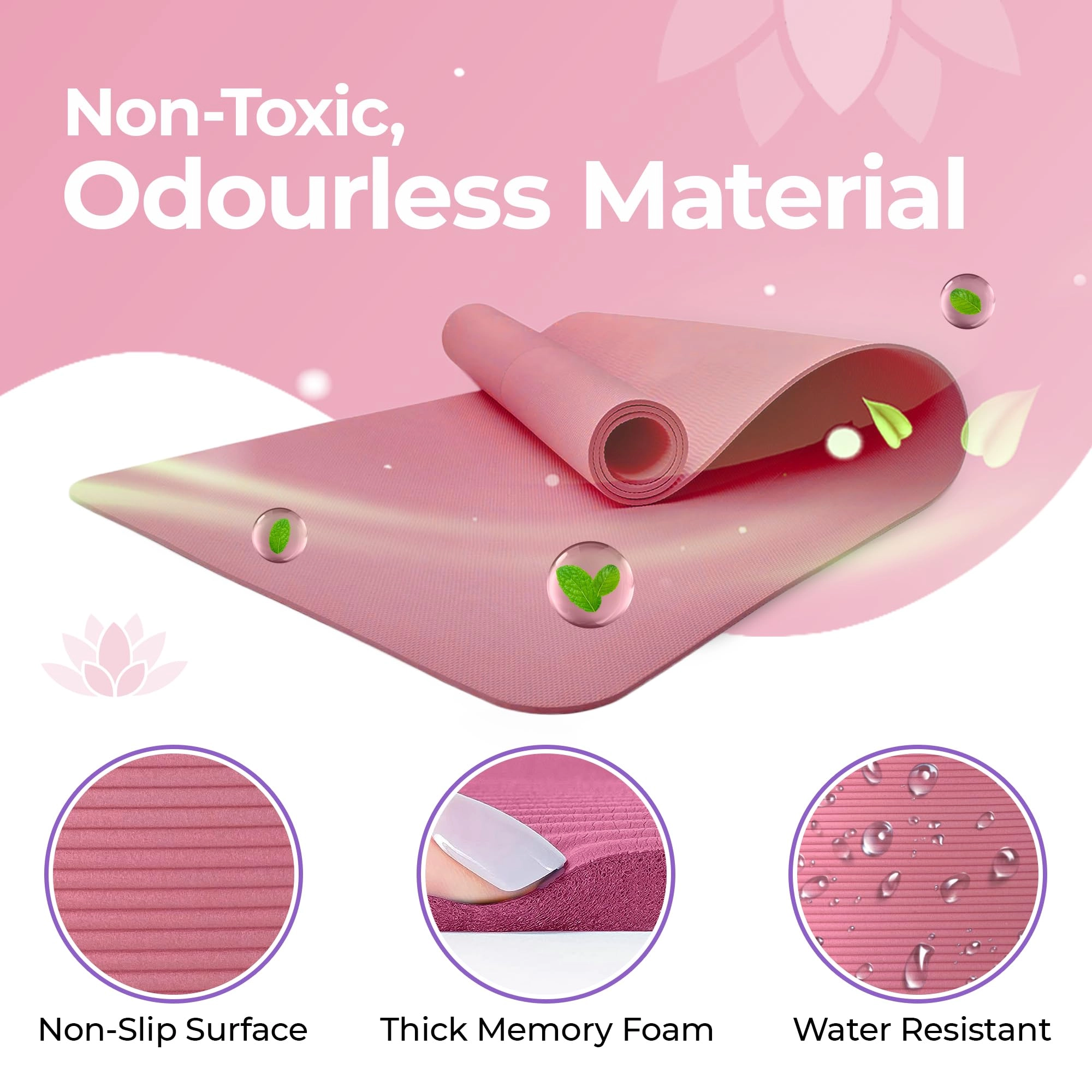 Yoga Mat - Nitrile Butadiene Rubber 15MM