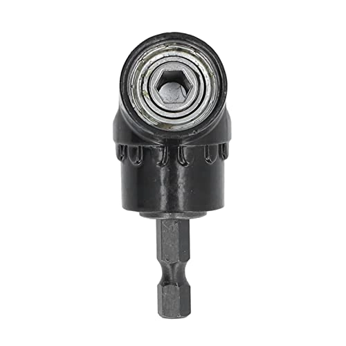 Right Angle Drill Adapter - 1/4in Hex Chrome Steel Compact