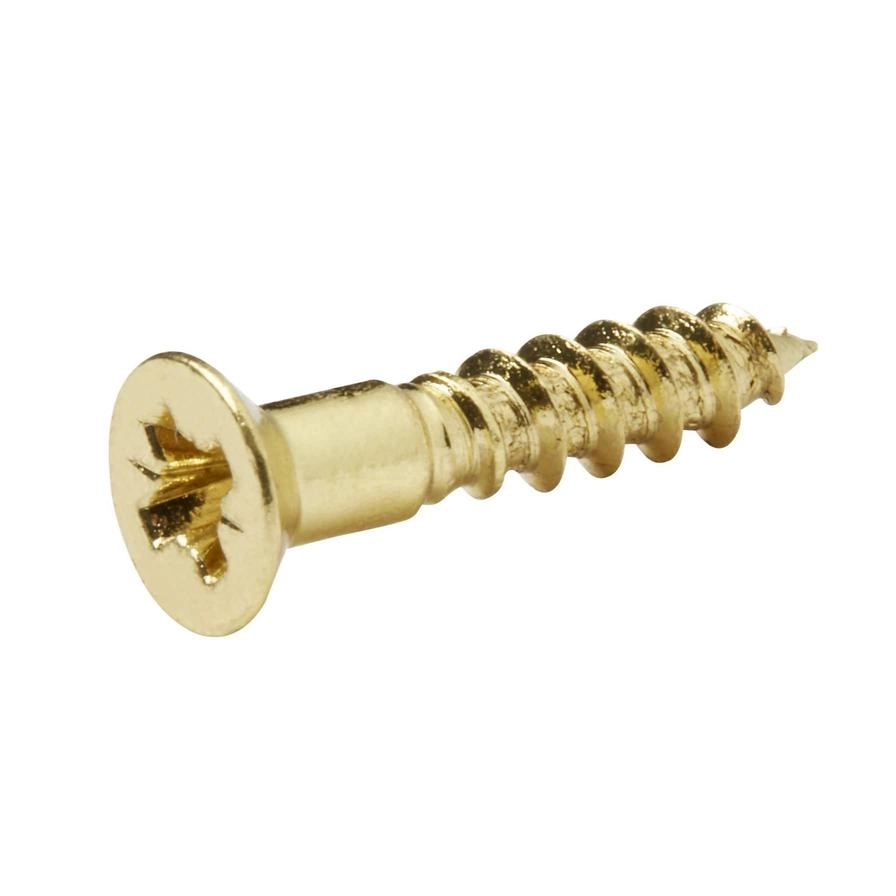 Brass Wood Screw - 20 mm 4 mm