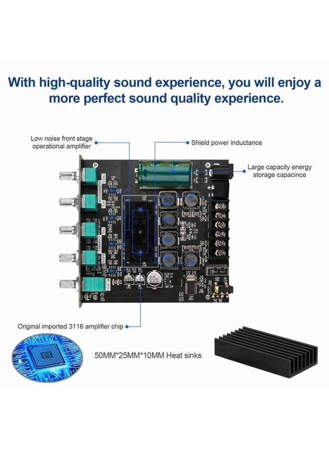 ZK-TB21 - 2.1 channel 50W*2 Max100W