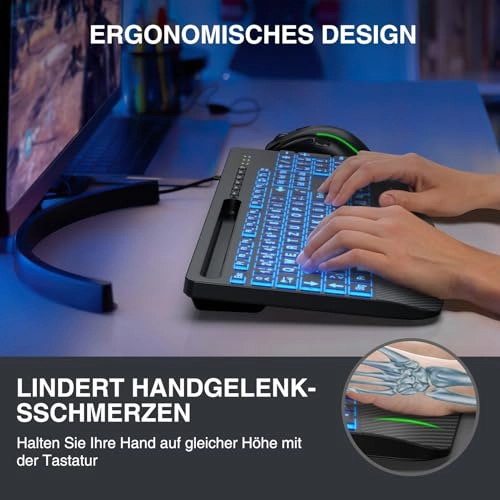 Large Print Backlit Keyboard - Standard Wired