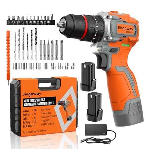 Cordless Drill Driver - 20V 2 Batteries 30Nm