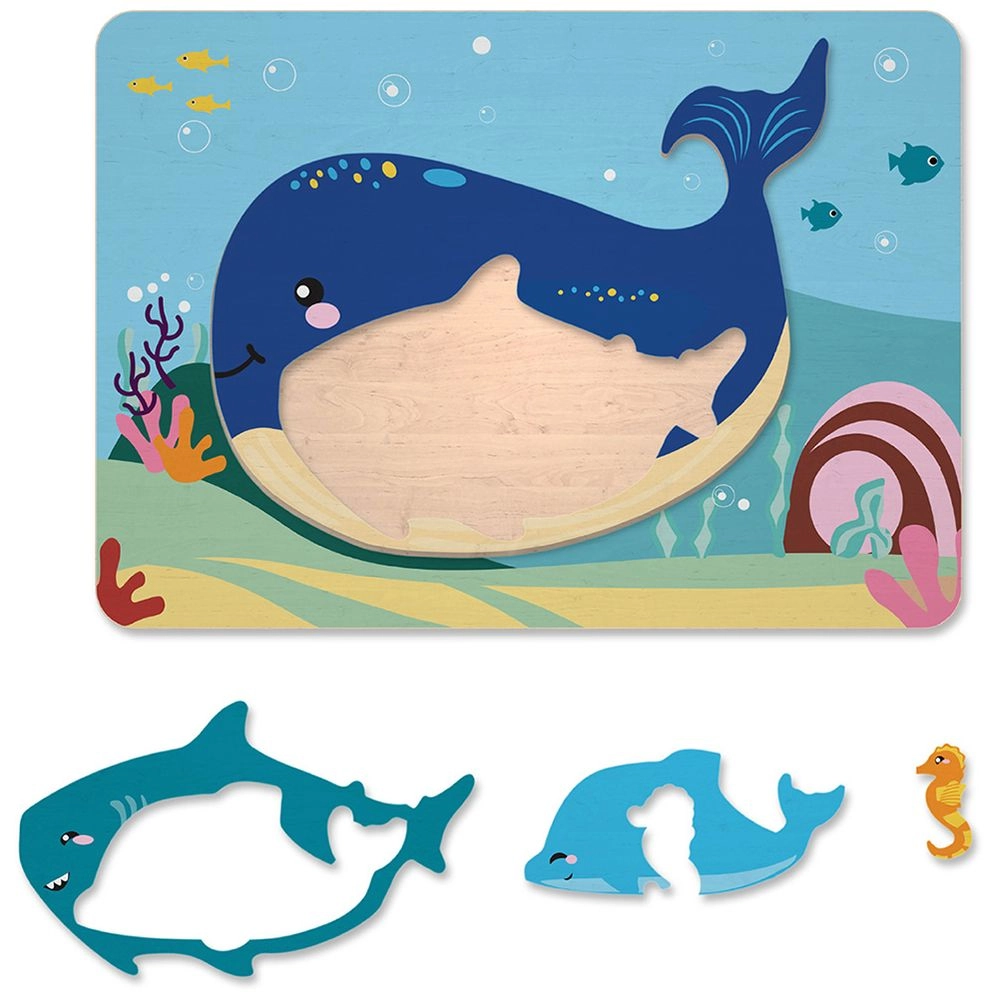 Nesting Puzzle - Underwater - Suitable for 18 months & above 5 pieces