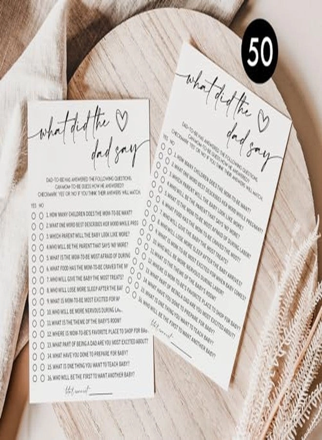 Baby Shower Who Said It? - 50-Cards Gender Neutral