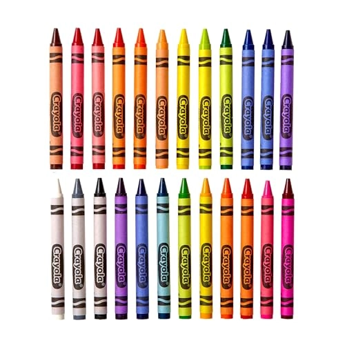 Wax Crayons - 24 Pcs