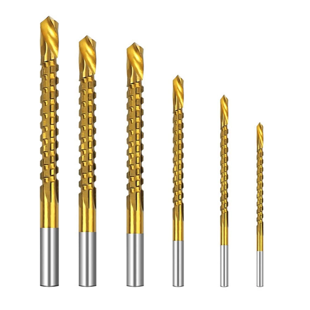 woobles Twist Drill Bits - Cobalt 6pcs 3-8mm