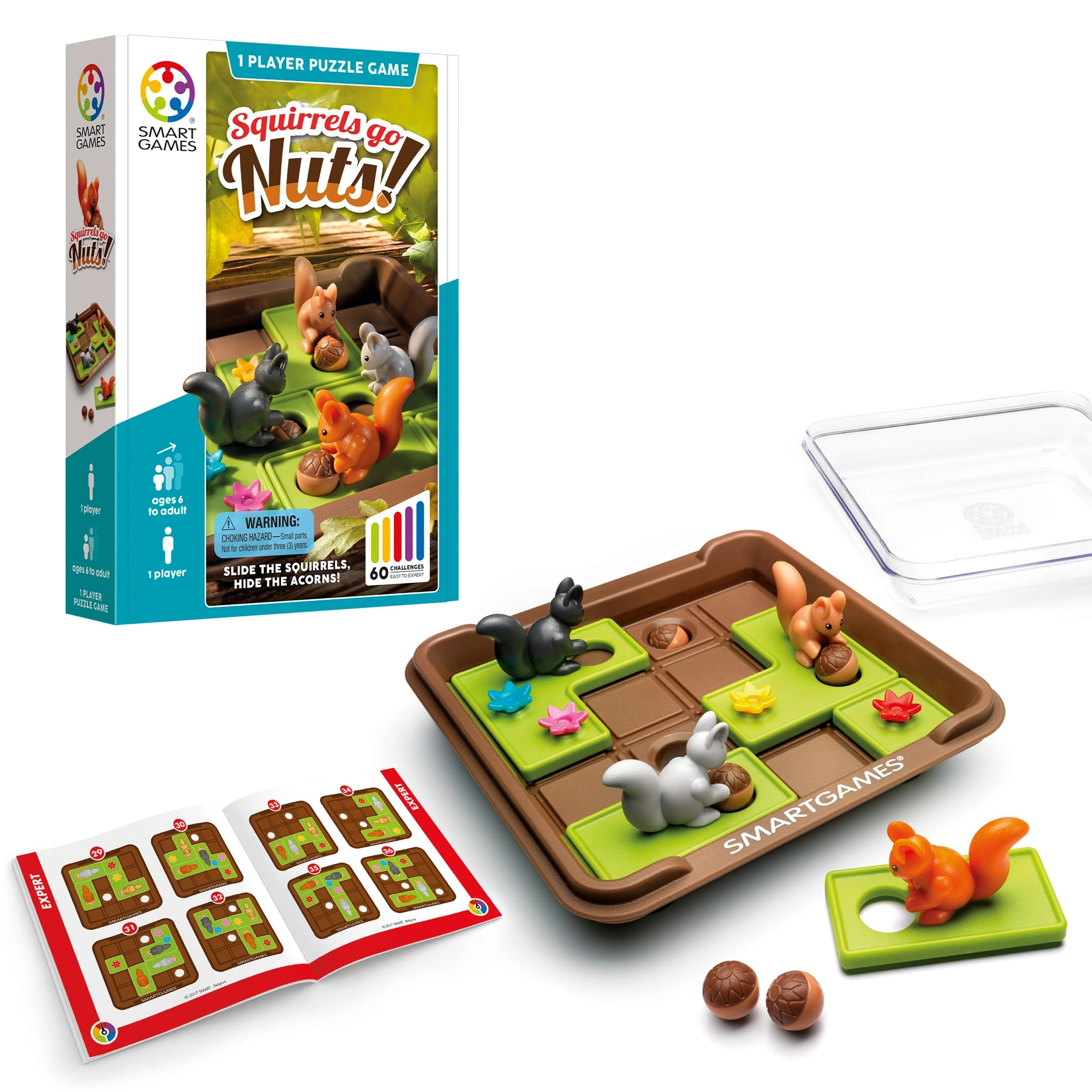 SmartGames Squirrels Go Nuts Puzzle (SG 425US) - 1 pcs
