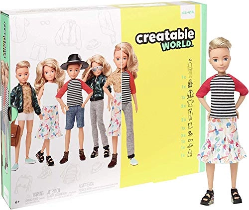 Creatable World Deluxe Character Kit - 11-inch Blonde Curly Hair Ages 6+