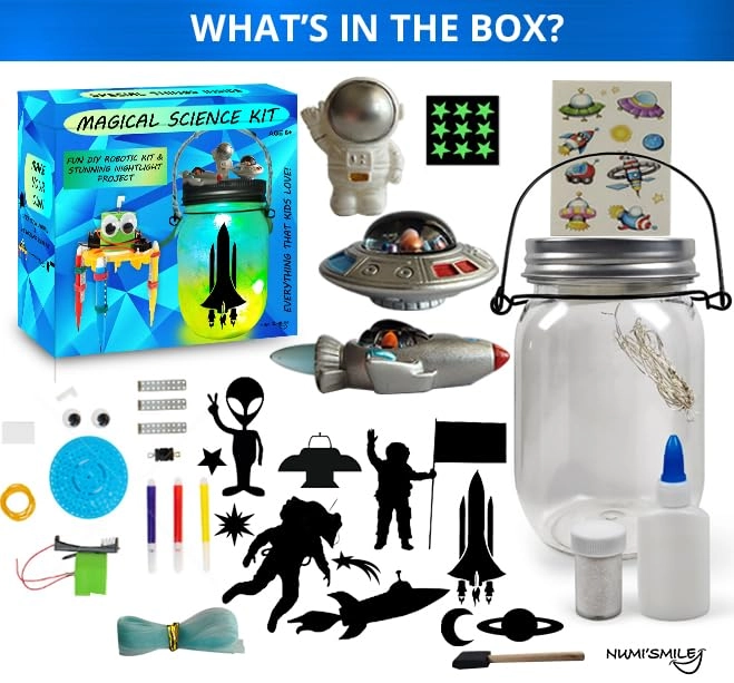 Space Night Light & DIY Robotic Kit - STEM