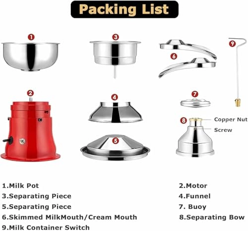 Centrifugal Milk Separator - 5L