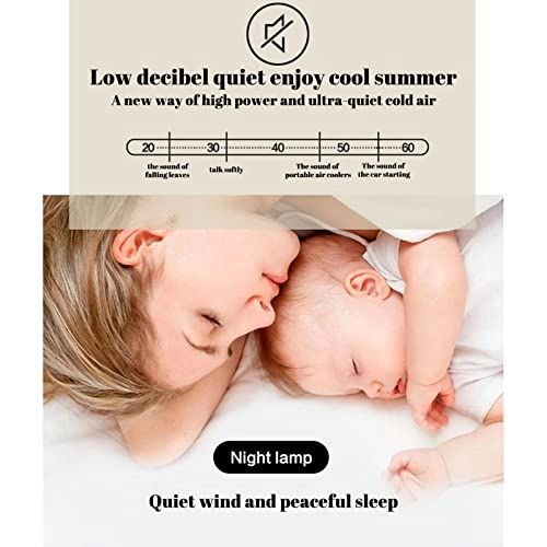 Mini-Air Conditioner - 7 Color Led Oscillation