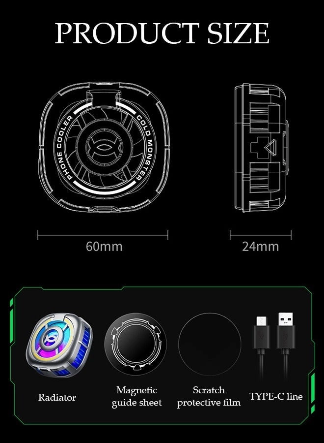 Phone Cooler - RGB Ring Light Semiconductor Cooling