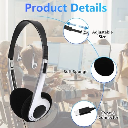 TYPE-C Bulk Headphones Wired Headphone Pack