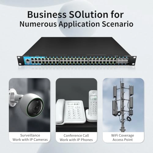 48 Ports Gigabit Switch Managed 48-Ports