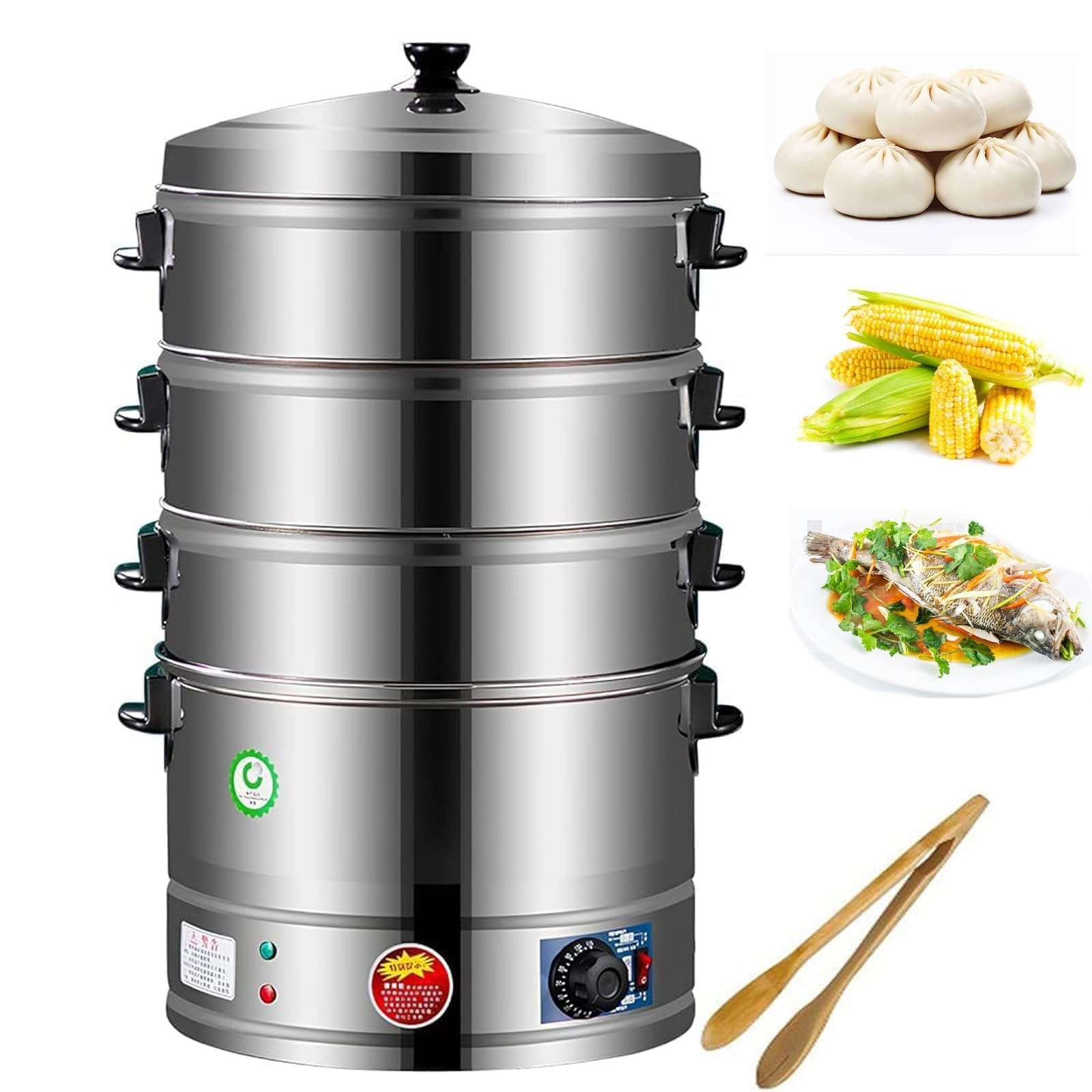 Electric Food Steamer - 3L*3 layers