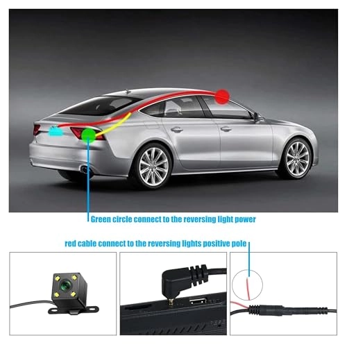 Rear View Parking Camera - Night Vision Wire