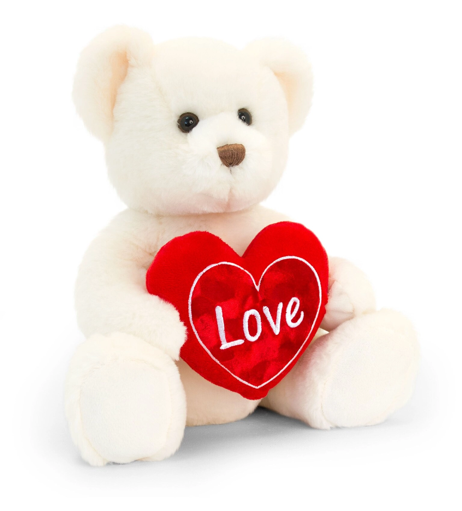 Party Zone Chester Bear 50 cm with Heart Cream