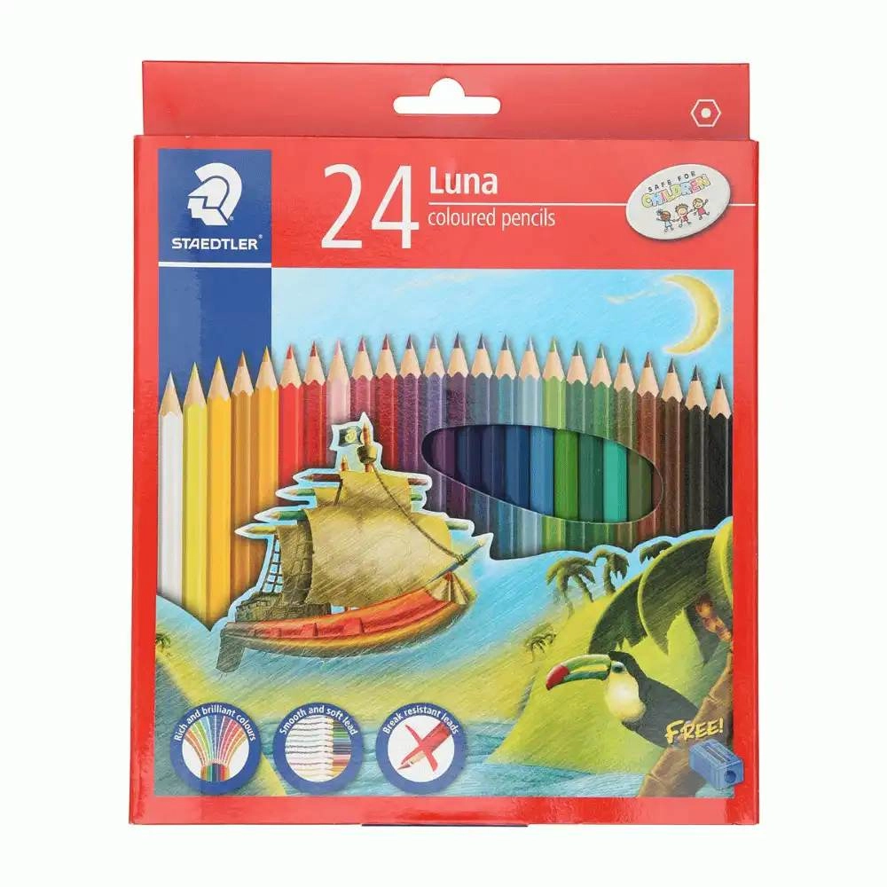 Luna Coloured Pencils - 24 Pcs