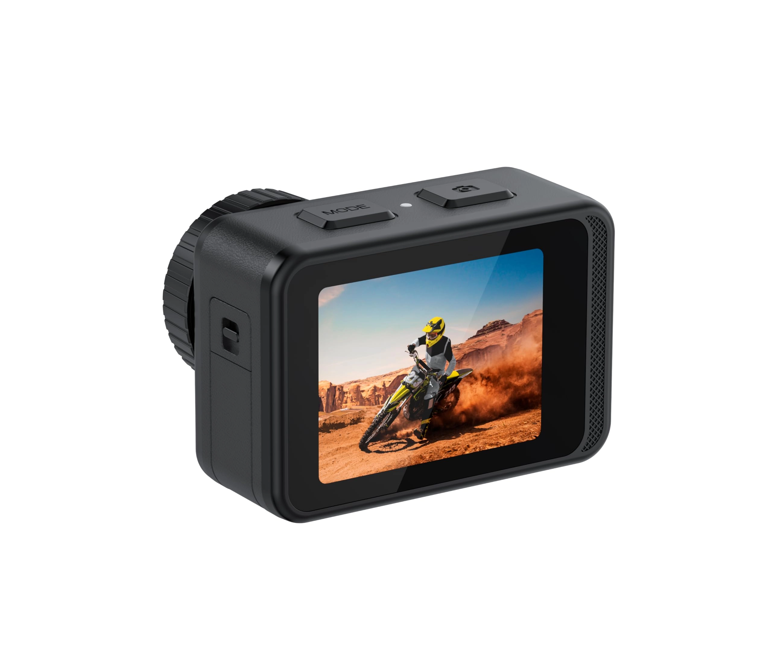 Porodo Lifestyle Fully Waterproof UHD Action Camera 4K60 Dual Display
