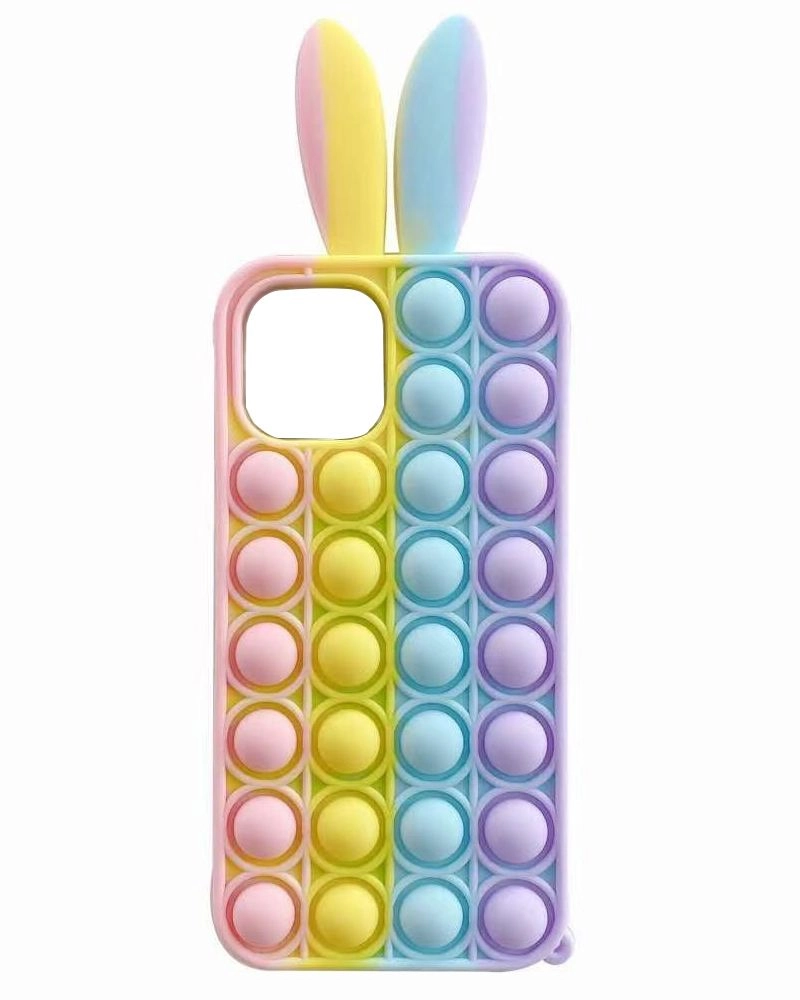 Generic Push Pop Bunny Mobile Case for iPhone 12/Pro