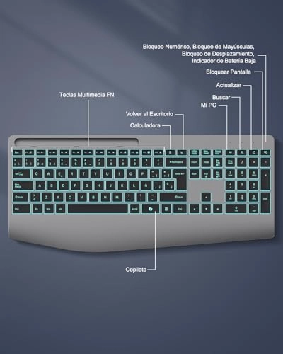 Ergonomic Keyboard - ES Wireless