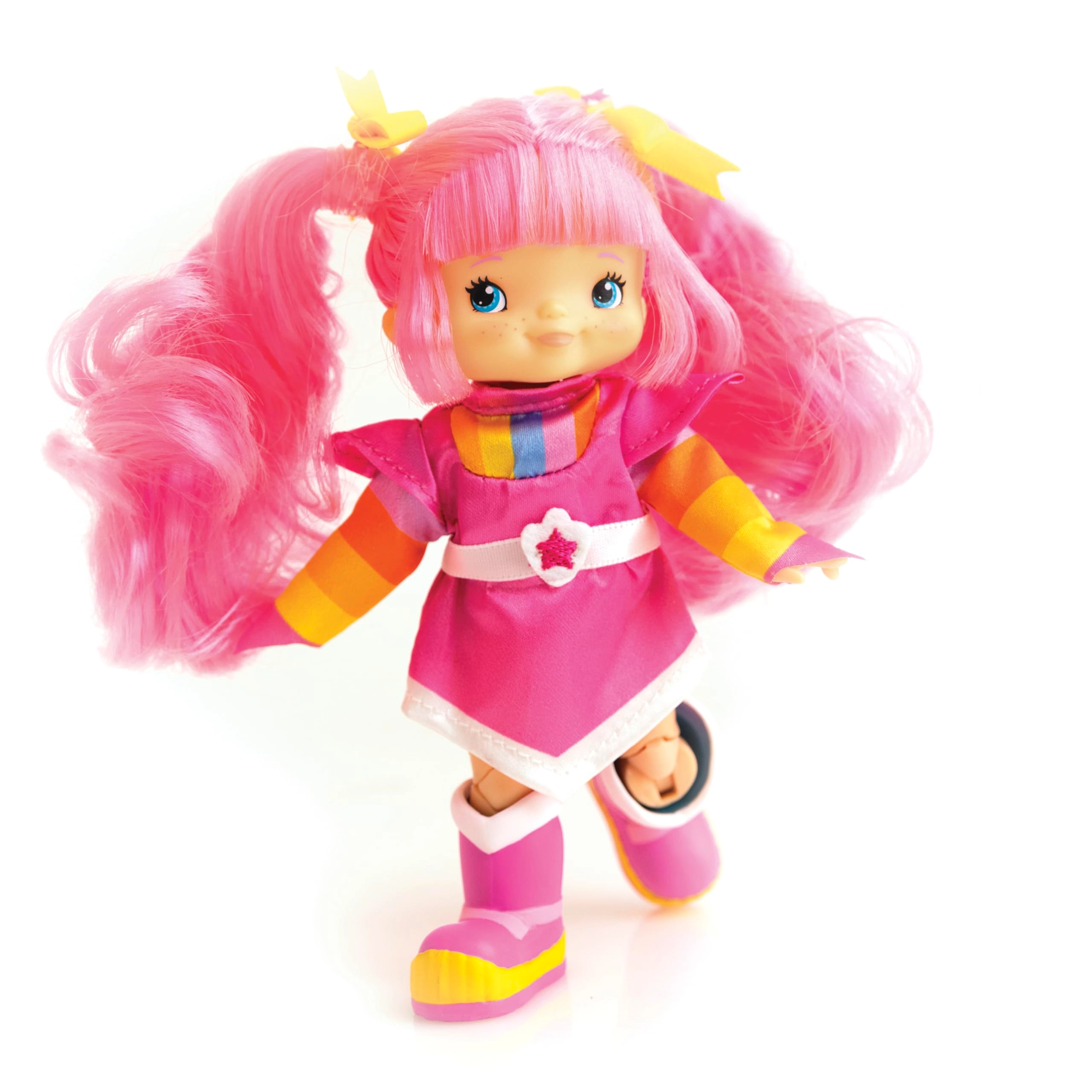 Tickled Pink Poseable Fashion Doll - 5.5-inch 4 Surprise Reveal Accessories