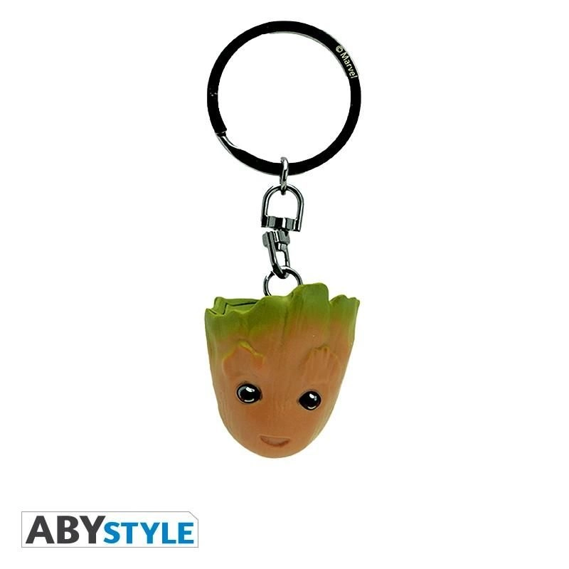 ABYstyle Baby Groot Face 3D Keychain - Avengers