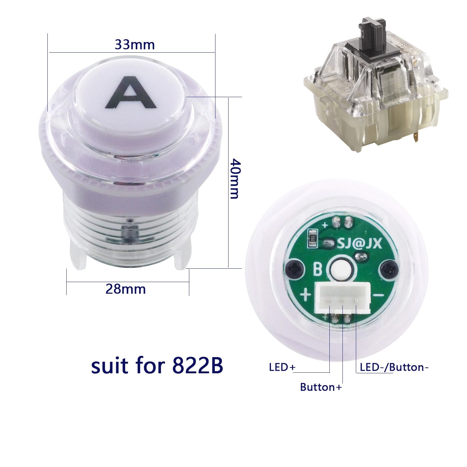 Arcade Stick DIY Kit - yellow