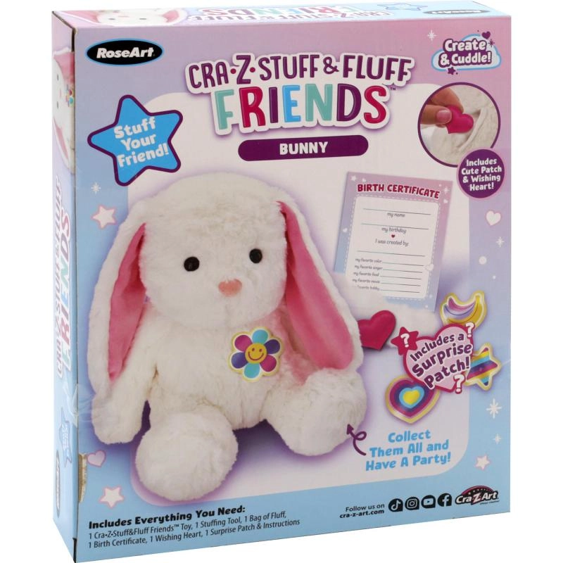 Bunny Fluffy Friends - Plush Toy Fabric/Plastic