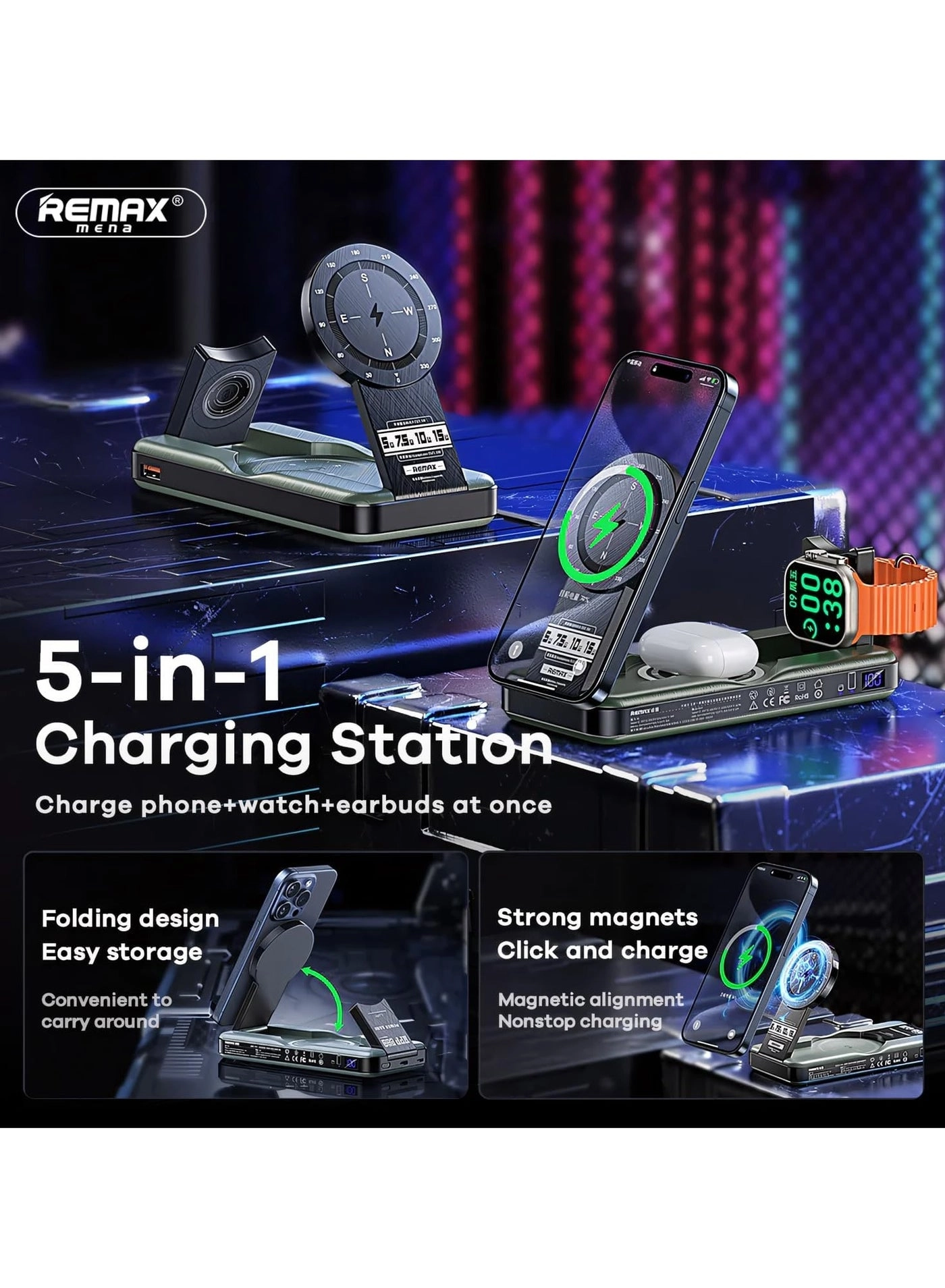 Power Bank 5 IN 1 - 10000mAh 22.5W