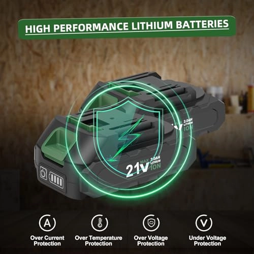 Brushless Cordless Drill - 2 Amp Hours Set