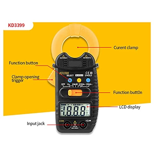 Clamp Meter - CAT III 600V 21mm