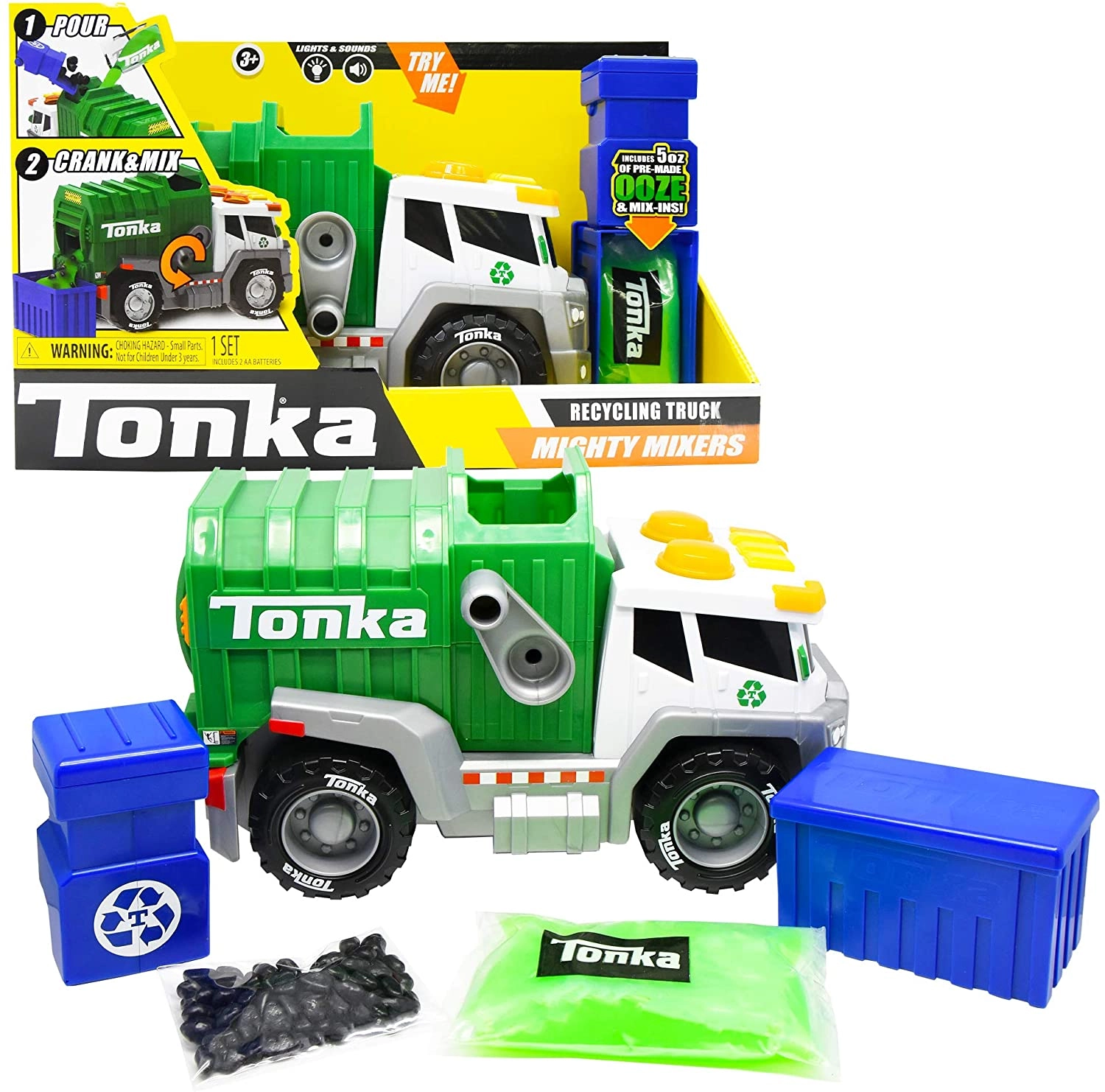 Basic Fun Mighty Mixer Garbage Truck