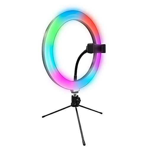 SC-1630RGB - 10" LED Tripod Phone Holder