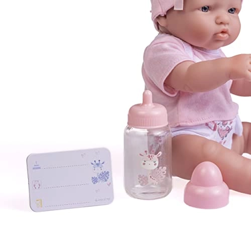 La Newborn Baby Doll Gift Set - 12" Pink Ages 2+