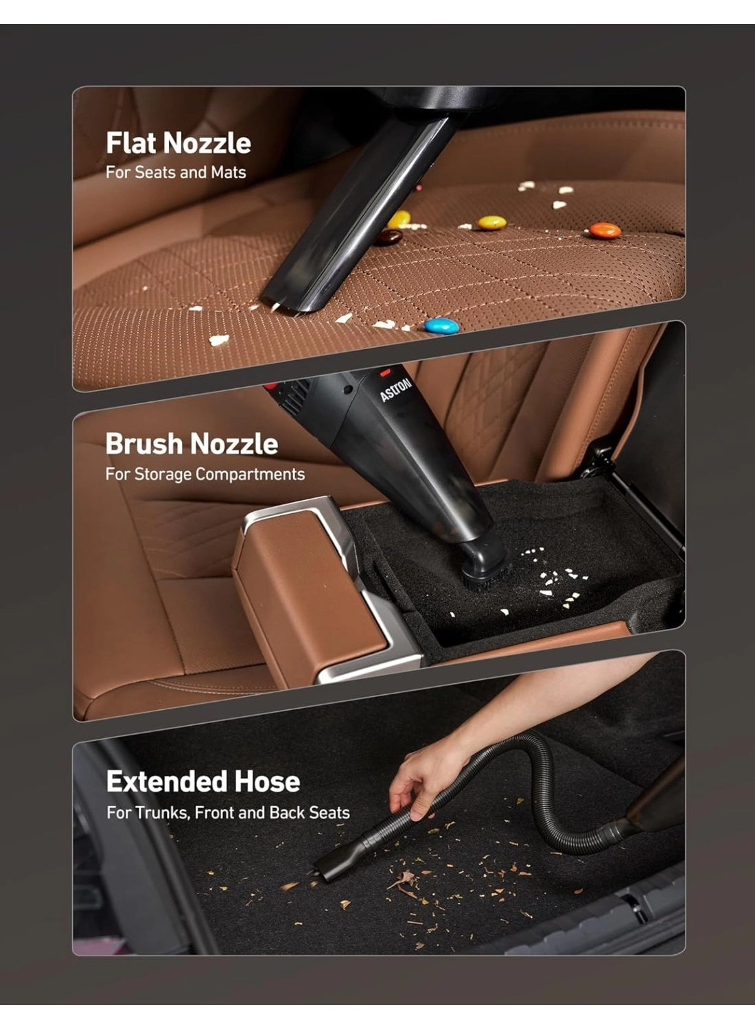 Handheld Car Vacuum - 6000mAh