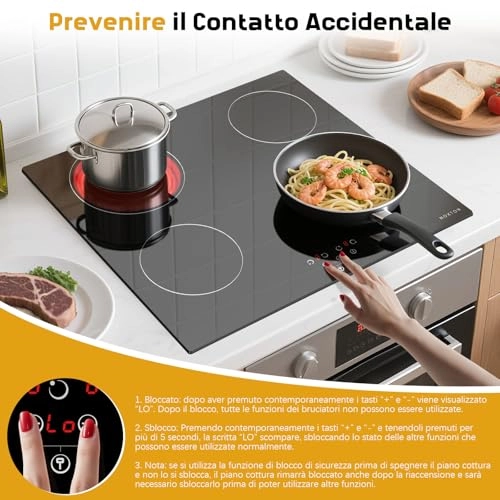 TN604B Ceramic hob