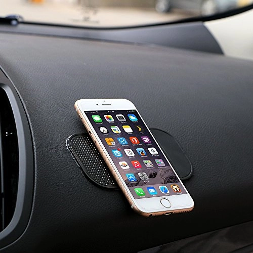 Car Dashboard Non Slip Mat - 5-Pack Black Silicone