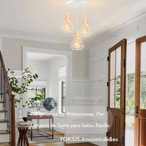Pendant Lamp - 3-Bulb E27 16 cm